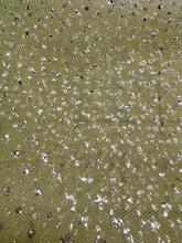 Enhanced Sparkle Tulle - 54-inches Wide Maize/Silver